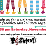 Shabbacapella! Pajama Havdalah for families and children ages 2-6
