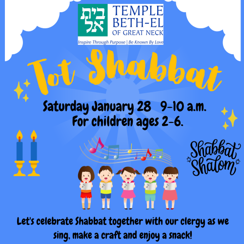 Tot Shabbat Morning Service and Craft (ages 2-6)