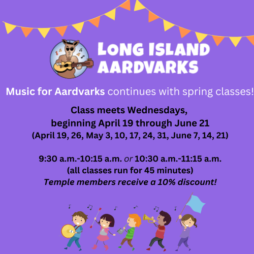 Music for Aardvarks—Spring classes