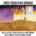 Erev Tisha B'Av service