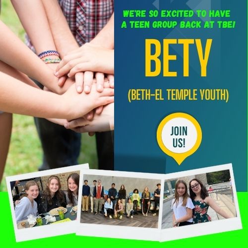 BETY (Beth-El Temple Youth) Tuesday Night Discussion