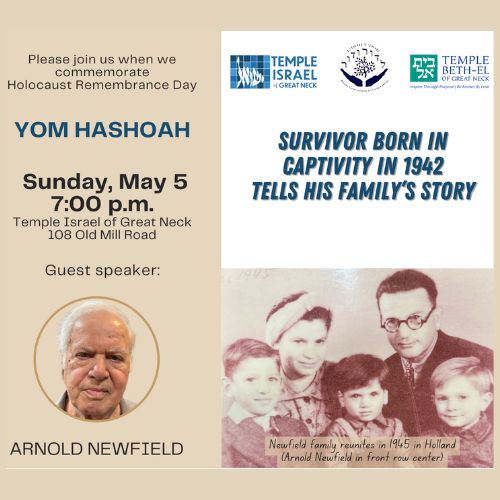 Yom Hashoah Event with Temple Israel