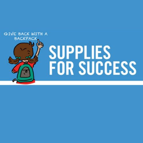 Supplies for Success Mitzvah Project at TBE