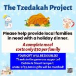 Annual Tzedakah Project