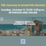 TBE Journey to Israel: Info Session