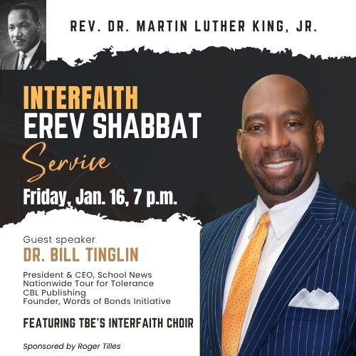Rev. Dr. Martin Luther King Jr. Interfaith Erev Shabbat Service