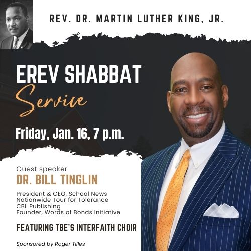 Rev. Dr. Martin Luther King Jr. Erev Shabbat Service