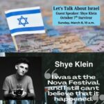 Let's Talk About Israel—Guest Speaker Shye Klein