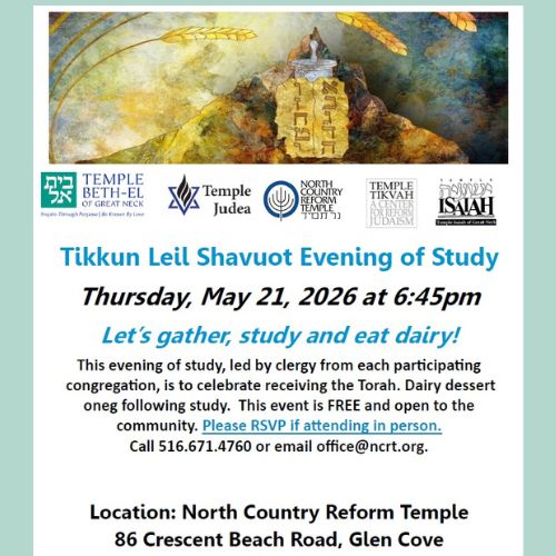 Community Tikkun Leil Shavuot