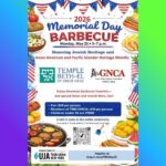 Memorial Day Community BBQ sponsored by Brotherhood and Great Neck Chinese Association Congregation