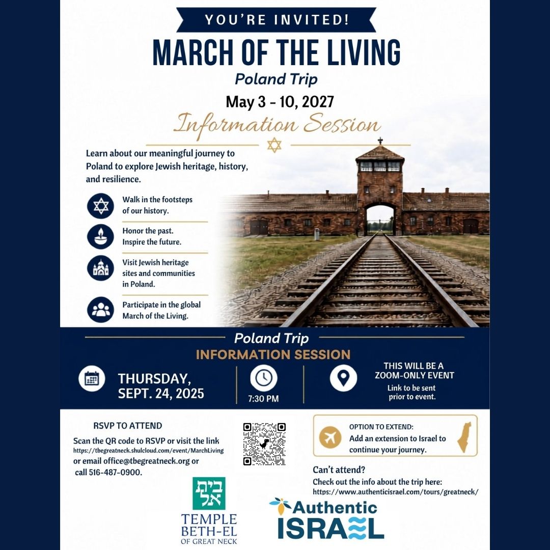 March of the Living Poland Trip Info Session